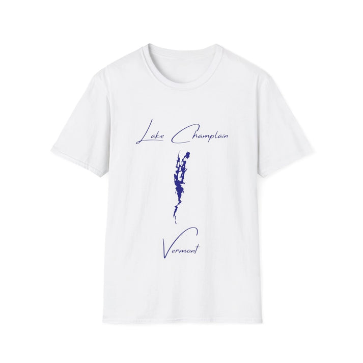 Vermont  Lake  Champlain  T-shirt  front  position  view  from  front  white.webp