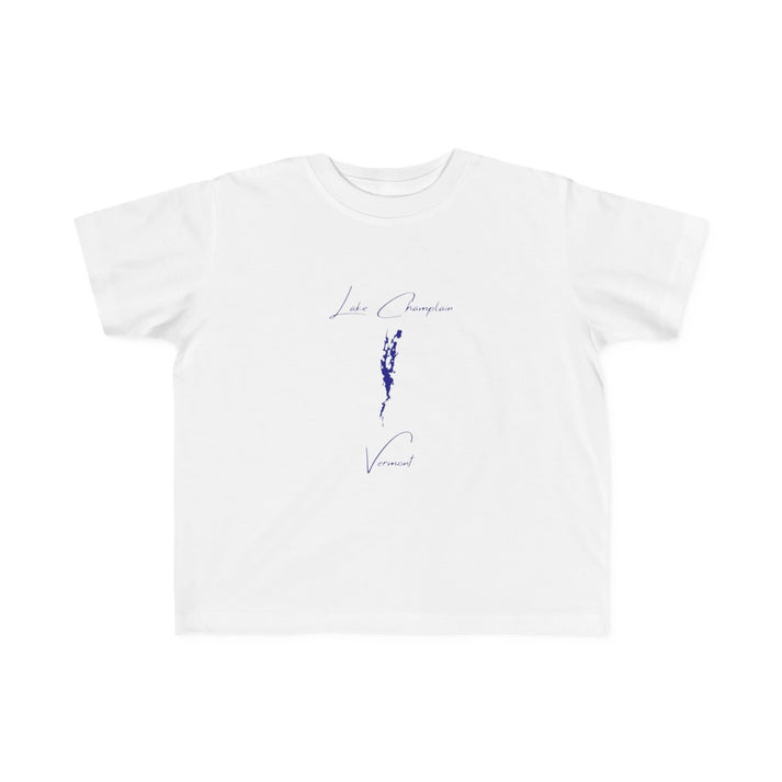 Vermont  Lake  Champlain  Toddler  T-shirt  front  position  view  from  front  white.webp