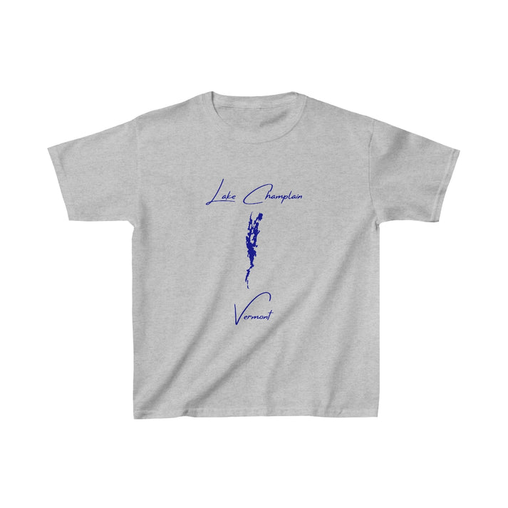 Vermont  Lake  Champlain  Youth  T-shirt  front  position  view  from  front  sport  grey.webp