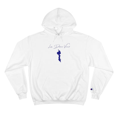 Vermont  Lake  Dunmore  Hoodie  front  position  view  from  front  white.webp