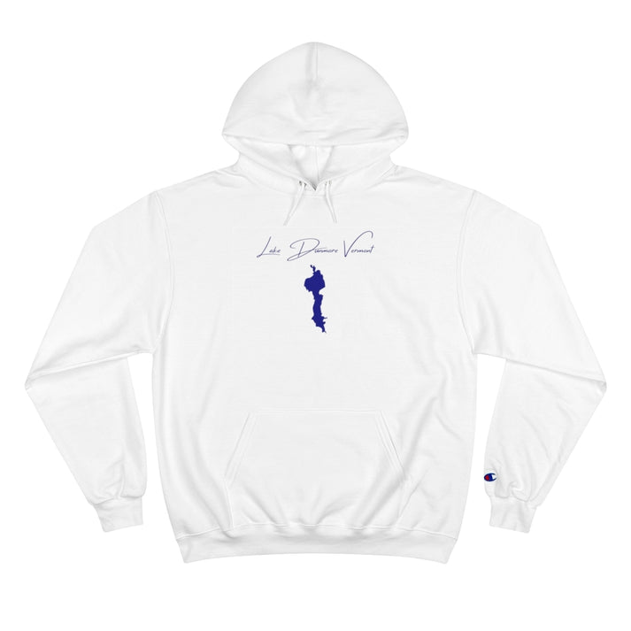 Vermont  Lake  Dunmore  Hoodie  front  position  view  from  front  white.webp