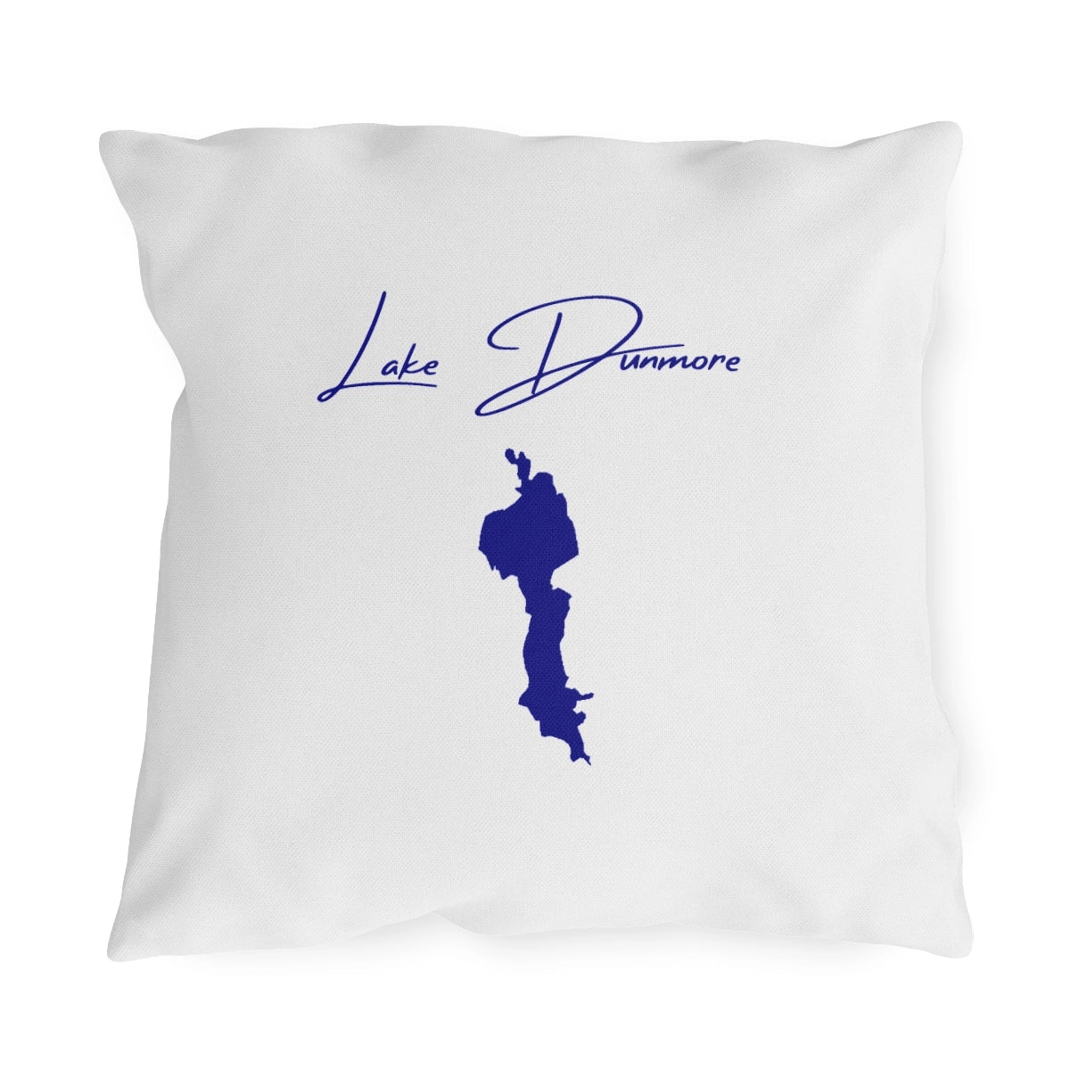 Vermont  Lake  Dunmore  Outdoor  Pillow  front  position  view  from  front  18  x  18.webp