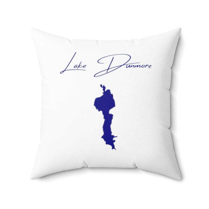 Vermont  Lake  Dunmore  Pillow  front  position  view  from  back  20  x  20.webp