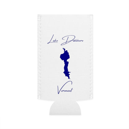 Vermont  Lake  Dunmore  Slim  Can  Koozie  front  position  view  from  flat-front  white.webp