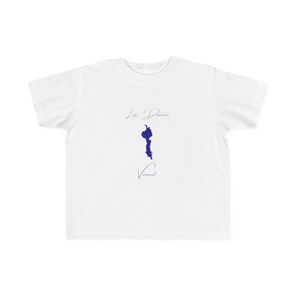 Vermont  Lake  Dunmore  Toddler  T-shirt  front  position  view  from  front  white.webp