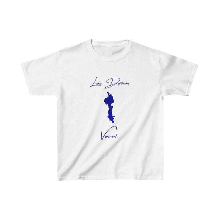 Vermont  Lake  Dunmore  Youth  T-shirt  front  position  view  from  front  white.webp