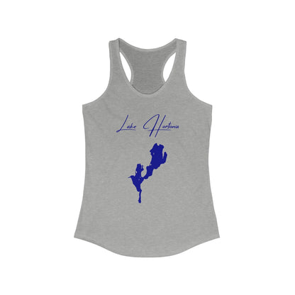 Vermont  Lake  Hortonia  Racerback-Tank  front  position  view  from  front  heather  grey.webp