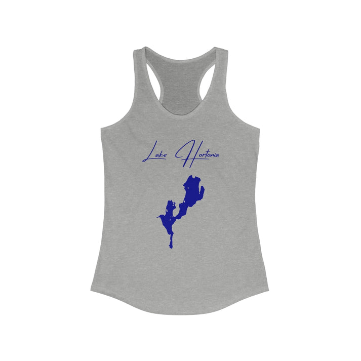 Vermont  Lake  Hortonia  Racerback-Tank  front  position  view  from  front  heather  grey.webp