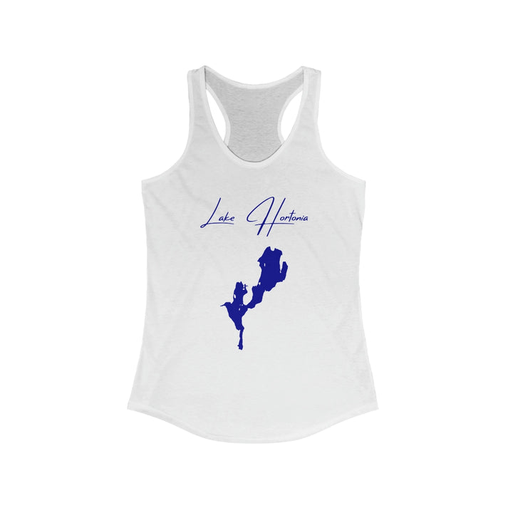 Vermont  Lake  Hortonia  Racerback-Tank  front  position  view  from  front  solid  white.webp