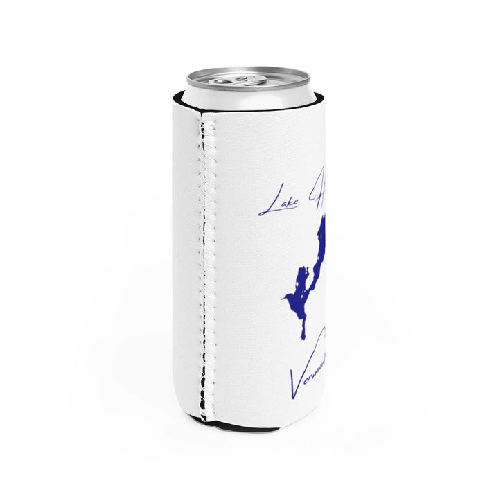Vermont  Lake  Hortonia  Slim  Can  Koozie  all  position  view  from  right  white.webp