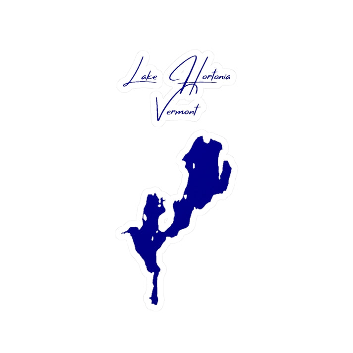 Vermont  Lake  Hortonia  Vinyl  Decal  other  position  view  from  front  4  x  6.webp