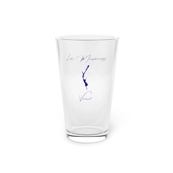 Vermont  Lake  Memphremagog  16oz  Pint  Glass  front  position  view  from  front  16oz.webp