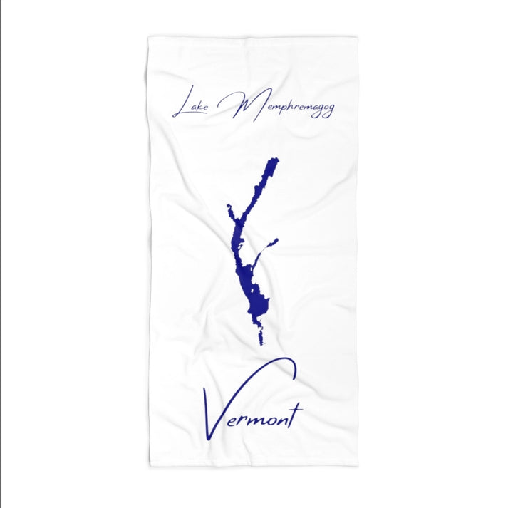 Vermont  Lake  Memphremagog  Beach  Towel  front  position  view  from  front  36  x  72.webp