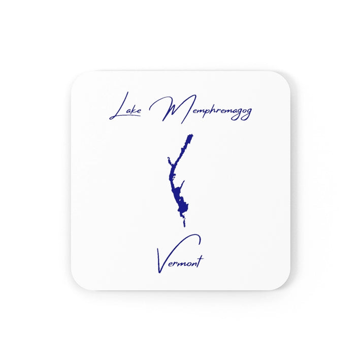 Vermont  Lake  Memphremagog  Coaster  Set  front  position  view  from  front  3.75  x  3.75.webp
