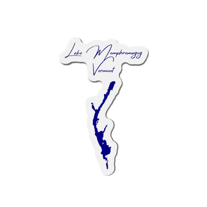Vermont  Lake  Memphremagog  Die  Cut  Magnet  front  position  view  from  front  4  x  4.webp