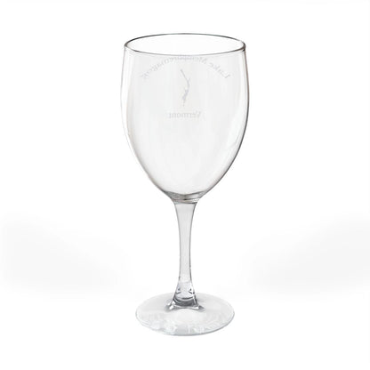 Vermont  Lake  Memphremagog  Engraved  Wine  Glass  other  position  view  from  back  10.5oz.webp