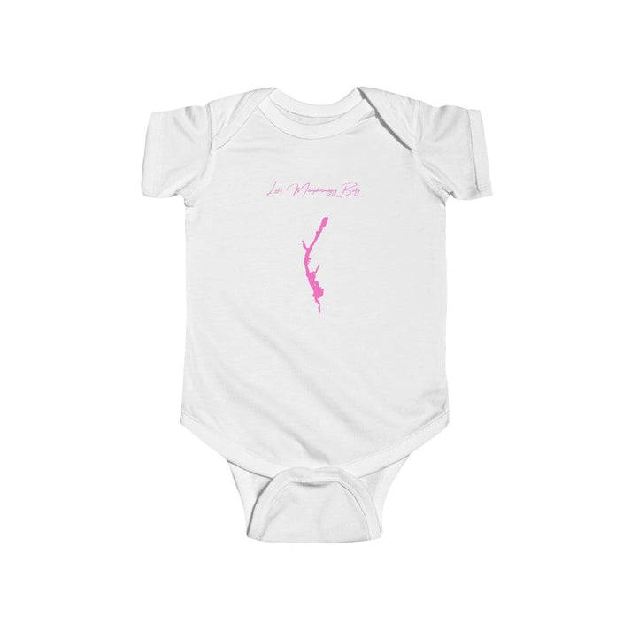 Vermont  Lake  Memphremagog  Onesie  front  position  view  from  front  white.webp