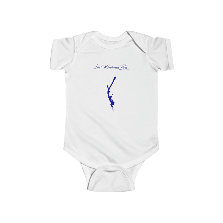 Vermont  Lake  Memphremagog  Onesie  front  position  view  from  front  white.webp