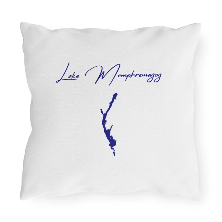 Vermont  Lake  Memphremagog  Outdoor  Pillow  back  position  view  from  back  16  x  16.webp