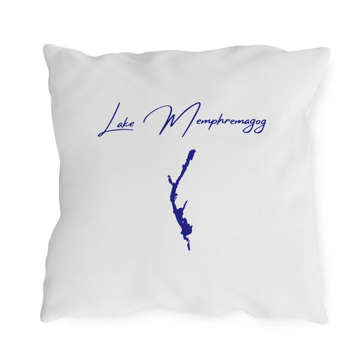 Vermont  Lake  Memphremagog  Outdoor  Pillow  back  position  view  from  back  18  x  18.webp