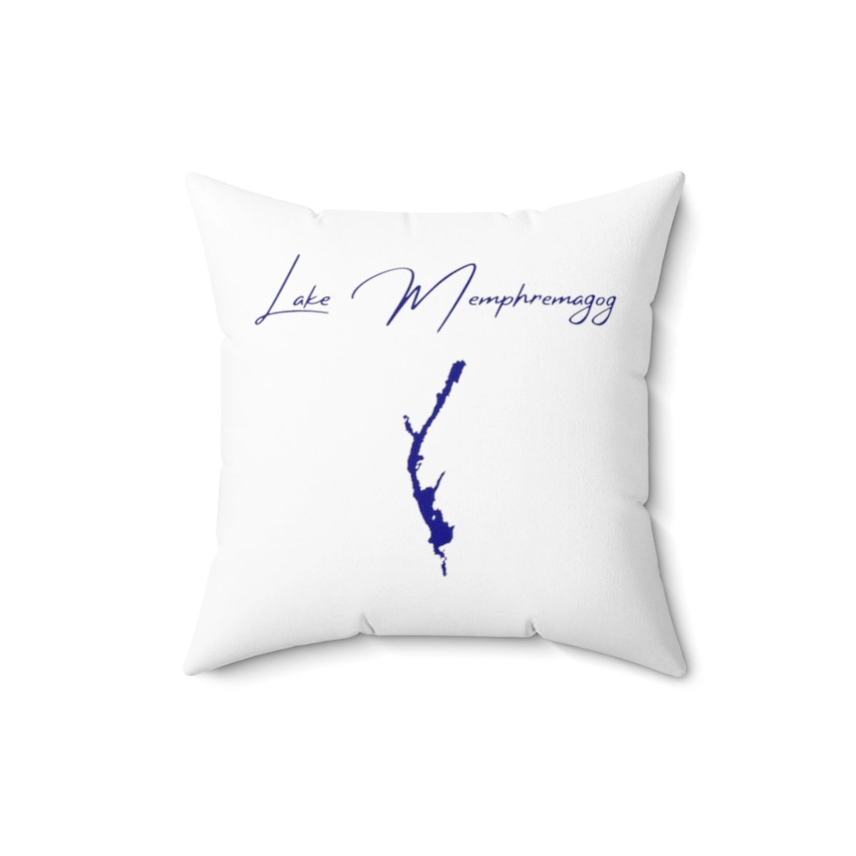 Vermont  Lake  Memphremagog  Pillow  front  position  view  from  front  16  x  16.webp