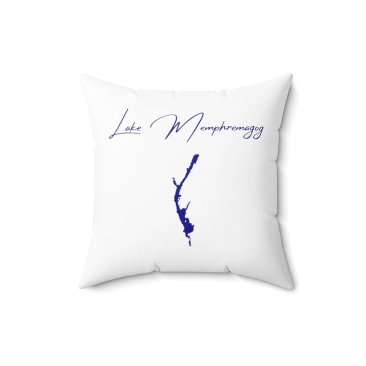 Vermont  Lake  Memphremagog  Pillow  front  position  view  from  front  16  x  16.webp