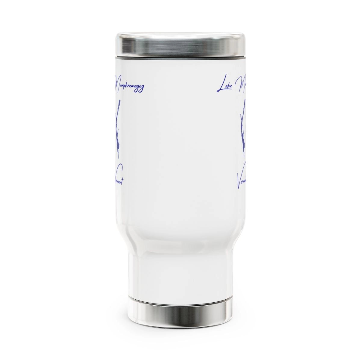 Vermont  Lake  Memphremagog  Travel  Mug  other  position  view  from  front  14oz.webp