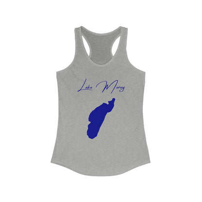Vermont  Lake  Morey  Racerback-Tank  front  position  view  from  front  heather  grey.webp