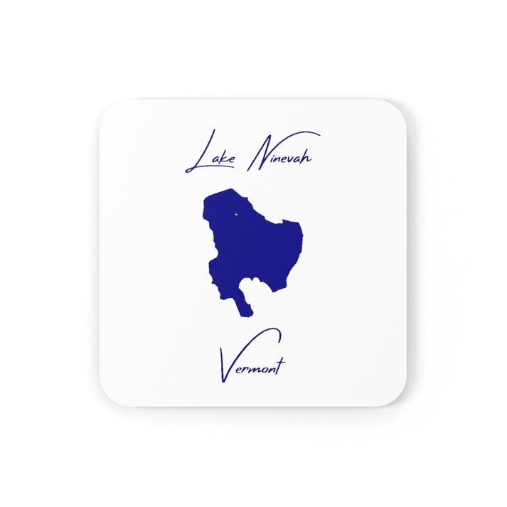 Vermont  Lake  Ninevah  Coaster  Set  front  position  view  from  front  3.75  x  3.75.webp