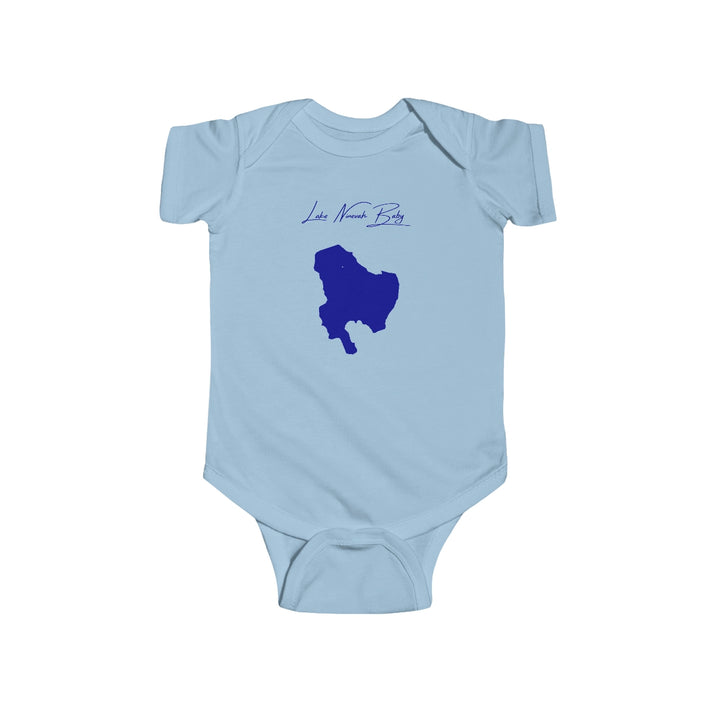 Vermont  Lake  Ninevah  Onesie  front  position  view  from  front  light  blue.webp