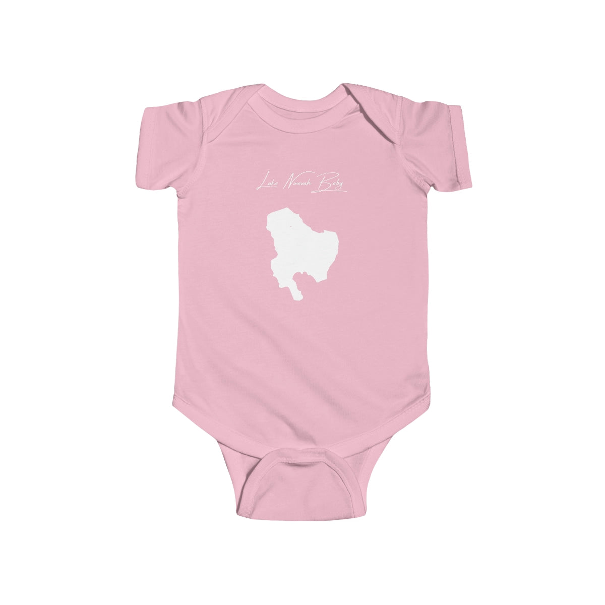 Vermont  Lake  Ninevah  Onesie  front  position  view  from  front  pink.webp
