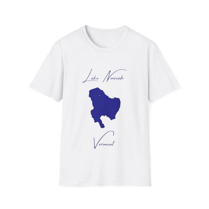 Vermont  Lake  Ninevah  T-shirt  front  position  view  from  front  white.webp
