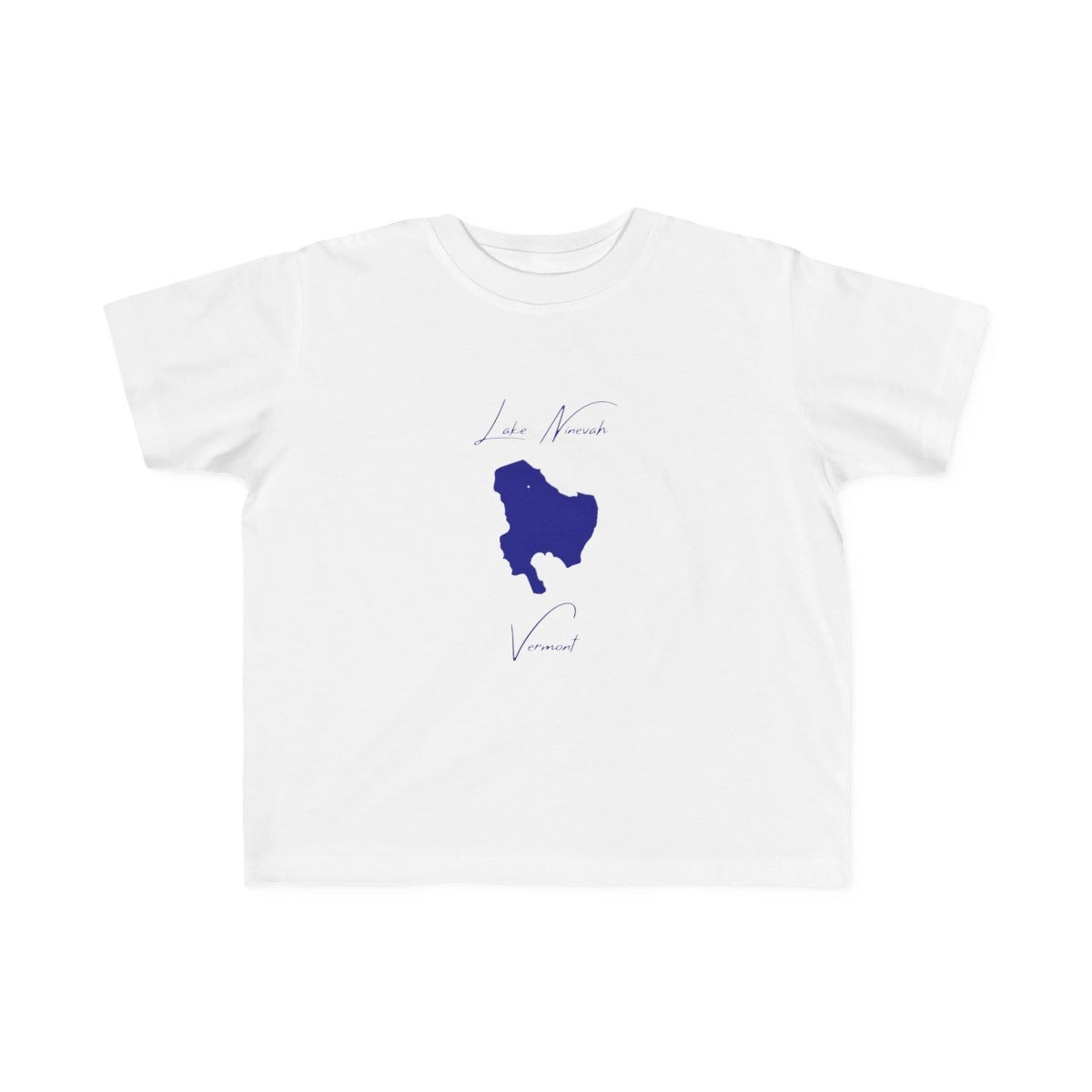 Vermont  Lake  Ninevah  Toddler  T-shirt  front  position  view  from  front  white.webp