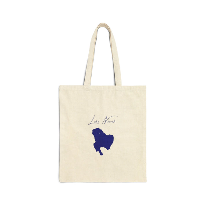 Vermont  Lake  Ninevah  Tote  Bag  back  position  view  from  back  15  x  16.webp