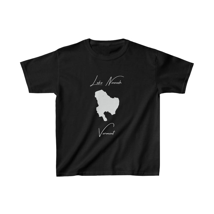 Vermont  Lake  Ninevah  Youth  T-shirt  front  position  view  from  front  black.webp