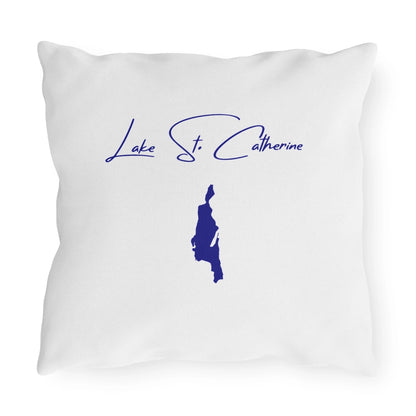 Vermont  Lake  St.  Catherine  Outdoor  Pillow  back  position  view  from  back  16  x  16.webp