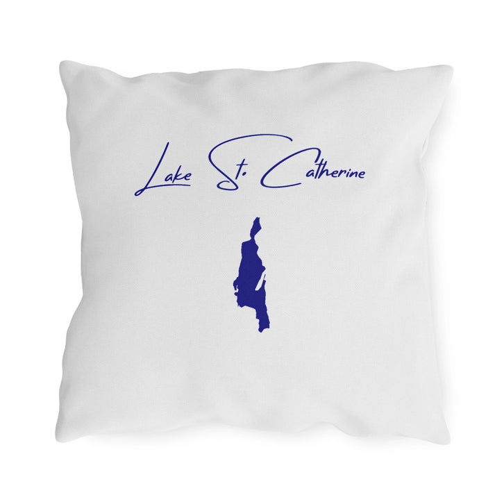 Vermont  Lake  St.  Catherine  Outdoor  Pillow  back  position  view  from  back  18  x  18.webp