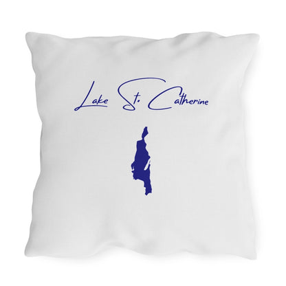 Vermont  Lake  St.  Catherine  Outdoor  Pillow  back  position  view  from  back  20  x  20.webp