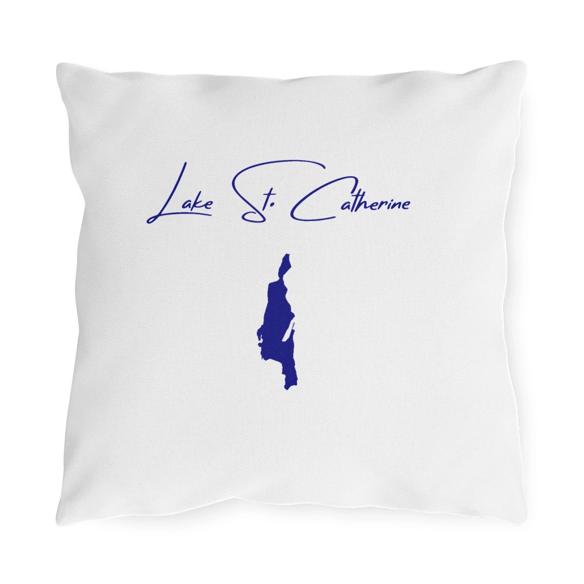 Vermont  Lake  St.  Catherine  Outdoor  Pillow  front  position  view  from  front  16  x  16.webp
