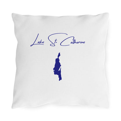 Vermont  Lake  St.  Catherine  Outdoor  Pillow  front  position  view  from  front  16  x  16.webp