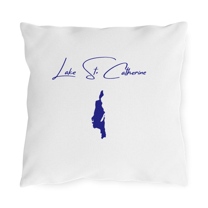 Vermont  Lake  St.  Catherine  Outdoor  Pillow  front  position  view  from  front  16  x  16.webp