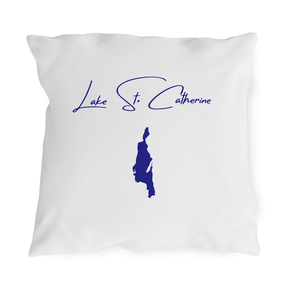 Vermont  Lake  St.  Catherine  Outdoor  Pillow  front  position  view  from  front  18  x  18.webp