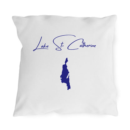 Vermont  Lake  St.  Catherine  Outdoor  Pillow  front  position  view  from  front  18  x  18.webp