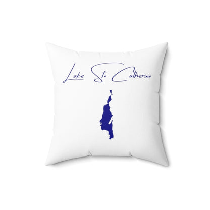 Vermont  Lake  St.  Catherine  Pillow  front  position  view  from  front  16  x  16.webp