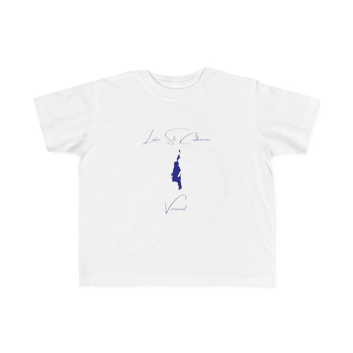 Vermont  Lake  St.  Catherine  Toddler  T-shirt  front  position  view  from  front  white.webp