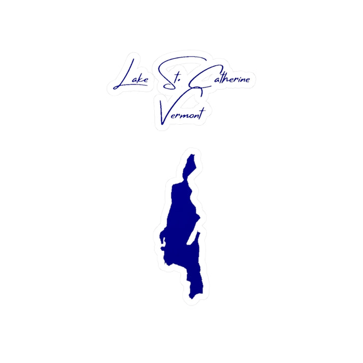 Vermont  Lake  St.  Catherine  Vinyl  Decal  other  position  view  from  front  4  x  6.webp