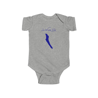 Vermont  Lake  Willoughby  Onesie  front  position  view  from  front  heather.webp