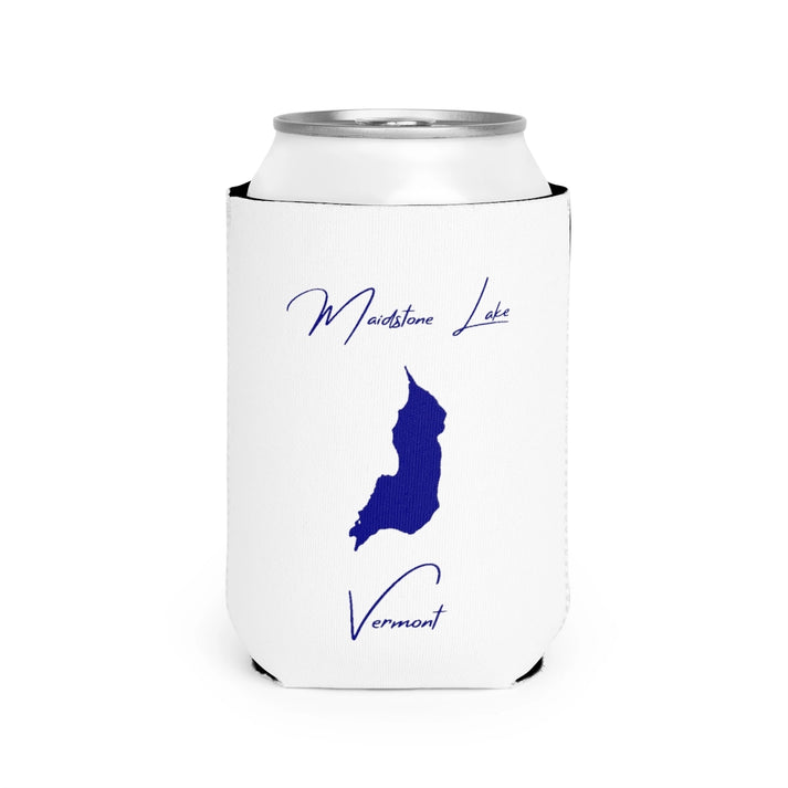 Vermont  Maidstone  Lake  Can  Koozie  front  position  view  from  front-2  white.webp