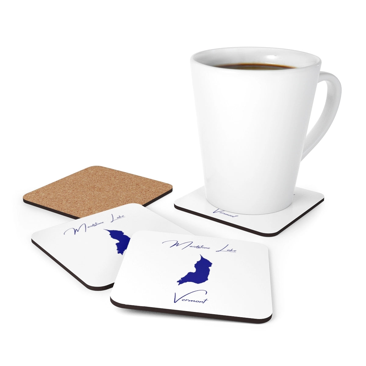 Vermont  Maidstone  Lake  Coaster  Set  front  position  view  from  context-1  3.75  x  3.75.webp