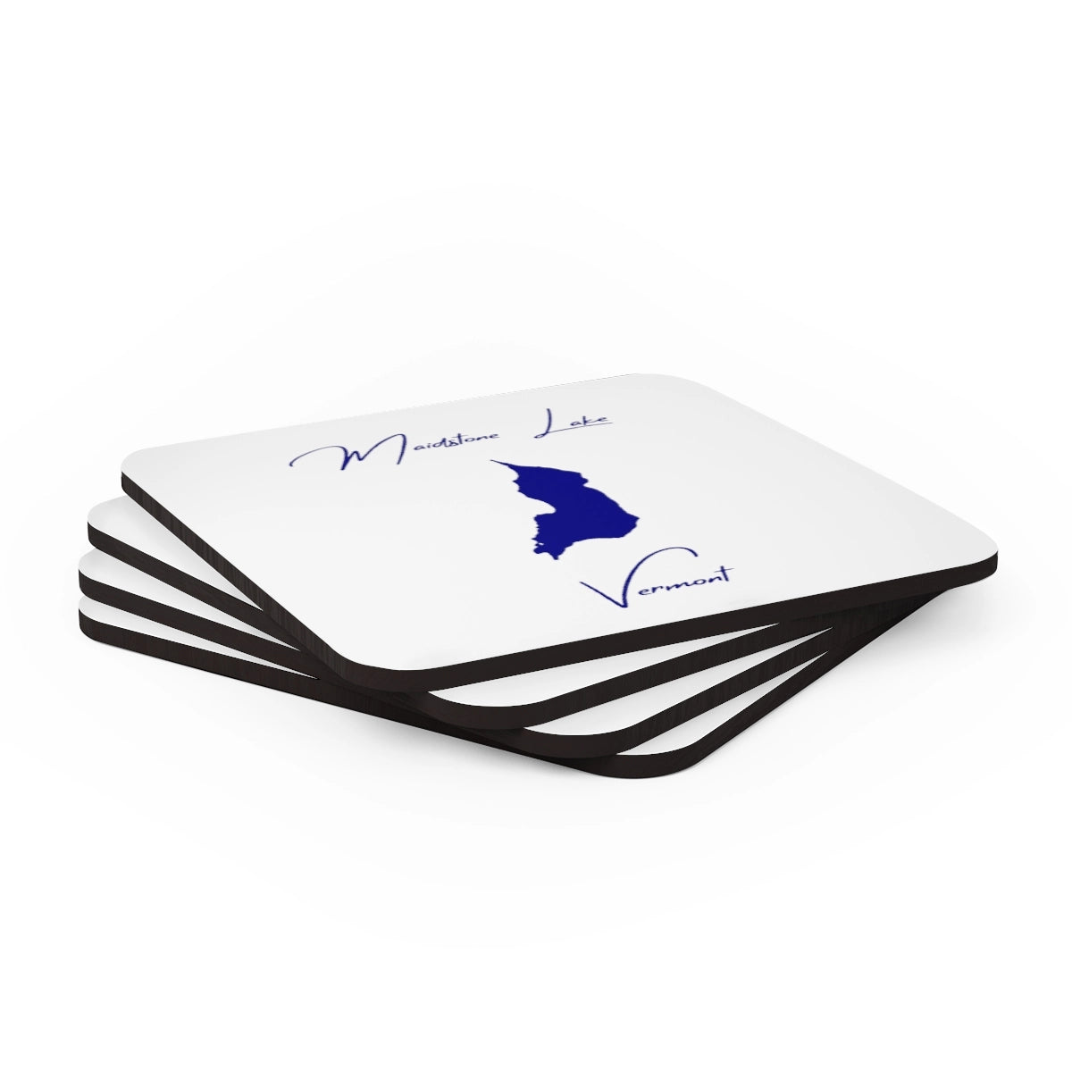 Vermont  Maidstone  Lake  Coaster  Set  front  position  view  from  stacked  3.75  x  3.75.webp